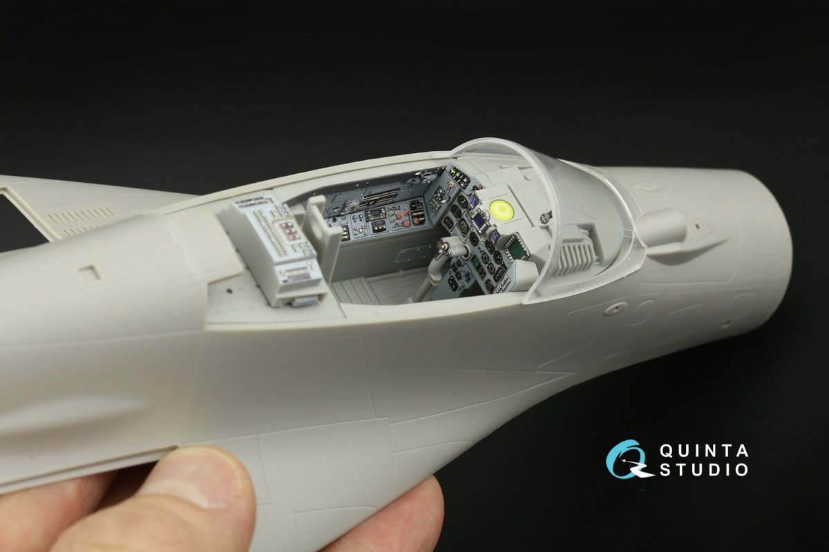 Quinta Studio QD32176 MiG-29A NATO service 3D-Printed &amp;amp; coloured Interior on decal paper (Trumpeter) 1/32 – Bild 10