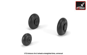 Armory Models AW72057 Antonov An-2/An-3 Colt wheels w/ weighted tires 1/72 – imagen 2