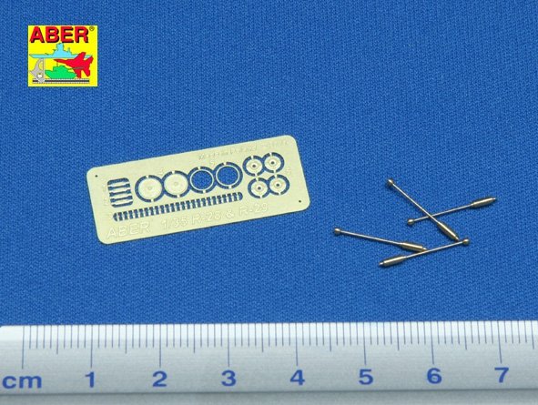 Aber R-28 German width indicator for Sd.Kfz.231; 232; 250; 251 (4 pcs.) 1/35 – immagine 2