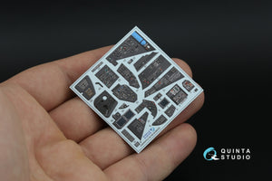 Quinta Studio QD48629 Mi-35 3D-Printed &amp; coloured Interior on decal paper (Trumpeter) 1/48
