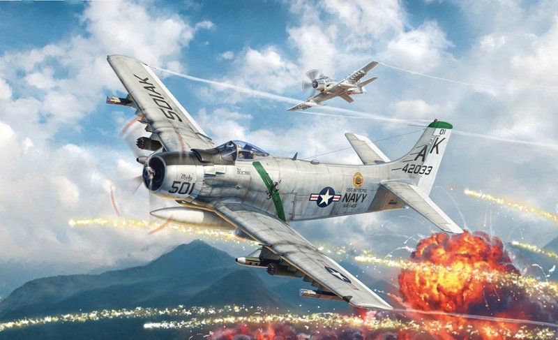 Italeri 2788 Douglas A-1H Skyraider 1/48 – imagen 2