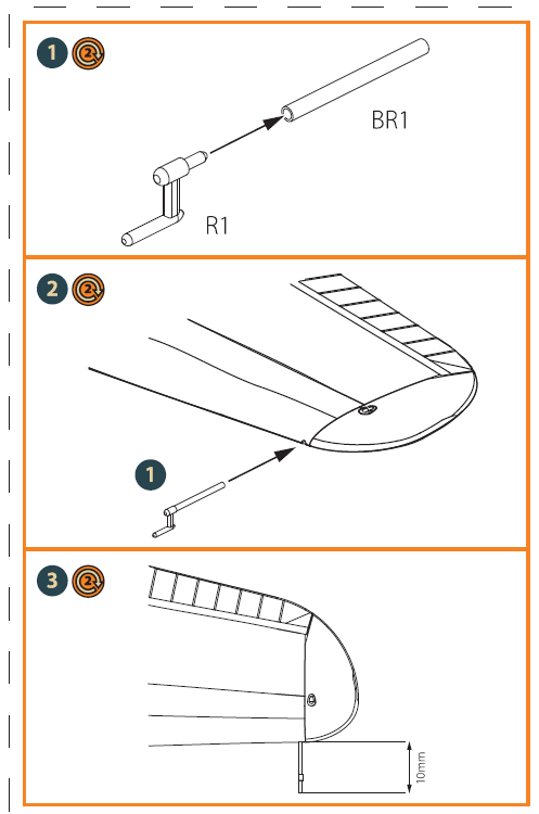 Clear Prop! CPA48009 Hawk H-75 M/N/O pitot tube for CP kit 1/48 – immagine 3