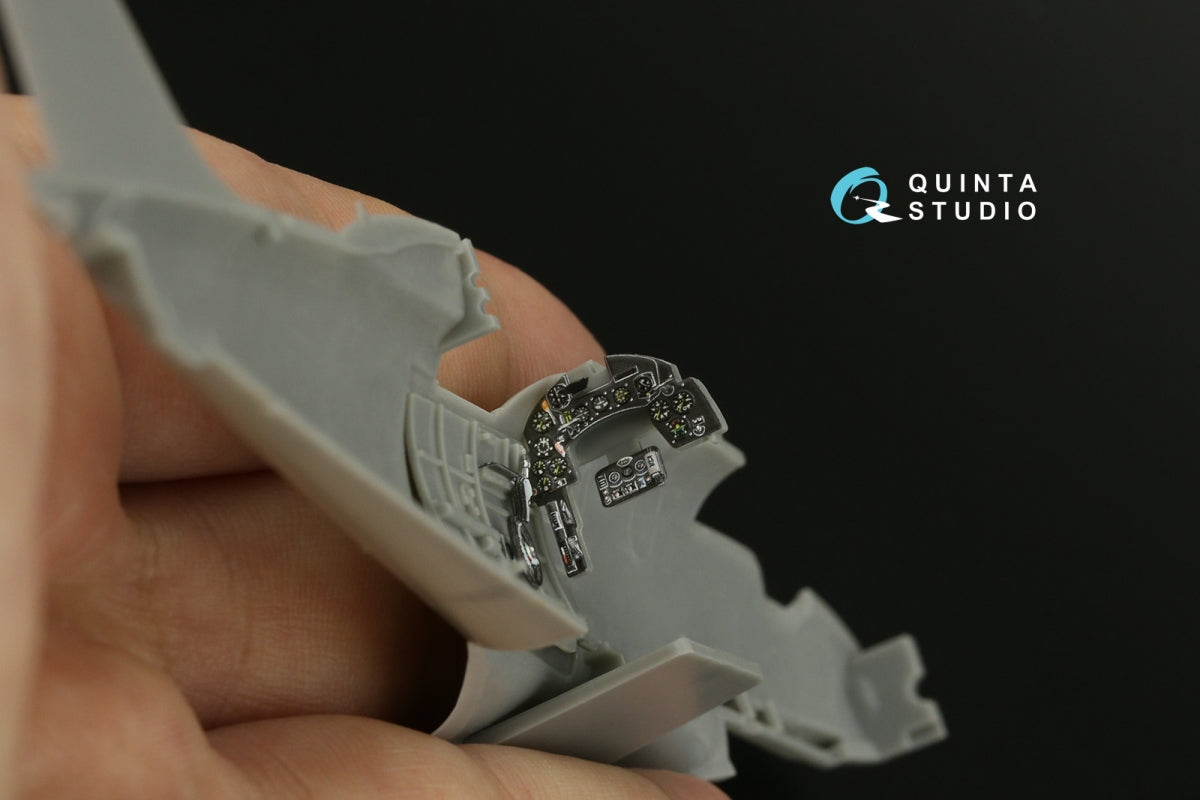 Quinta Studio QDS-48389 Macchi C.202 Folgore Early 3D-Printed &amp;amp; coloured Interior on decal paper (Hasegawa/Eduard) (Small version) 1/48 – imagen 3