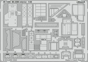 Eduard 491308 Mi-35M intérieur ZVEZDA 1/48 – image 2