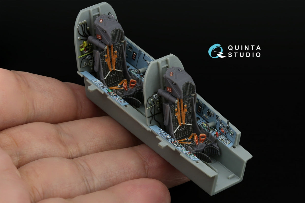 Quinta Studio QD+48409 Su-17UM3 3D-Printed &amp;amp; coloured Interior on decal paper (Hobby Boss) (with 3D-printed resin parts) 1/48 – zdjęcie 9