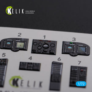 KELIK K72102 MH-47E interior 3D decals for Italeri kit 1/72 – Bild 2