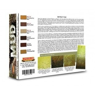Lifecolor SPG05 Pigments and colours Mud 6x22ml – Bild 2