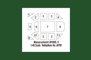 Hobby Boss 81791 Messerschmitt Bf109E-3 1/48 – immagine 5