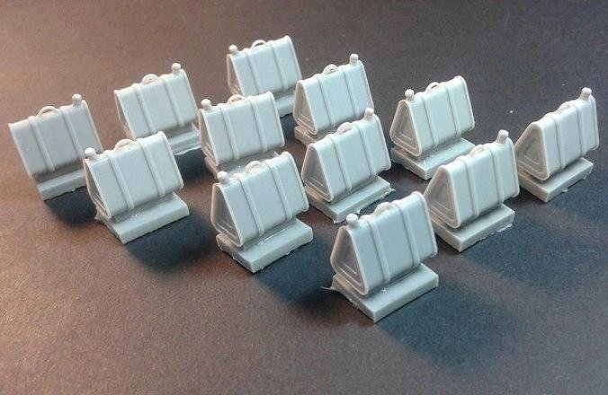 Panzer Art RE35-439 WWII German triangular canisters (12pcs) 1/35 – zdjęcie 2