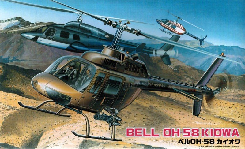 Fujimi 30139 Bell OH-58 Kiowa 1/48