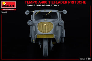MiniArt 38045 TEMPO A400 TIEFLADER PRITSCHE CAMION DE LIVRAISON DE BIÈRE À 3 ROUES 1/35 – image 18