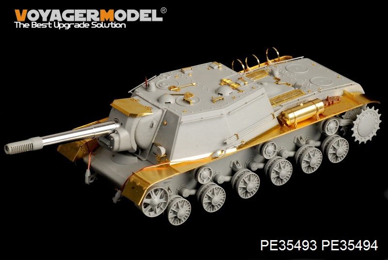 Maquette Voyager PE35493, SU-152 soviétique de la Seconde Guerre mondiale (version de base, fin de production) pour TRUMPETER 05568, échelle 1/35 – image 3
