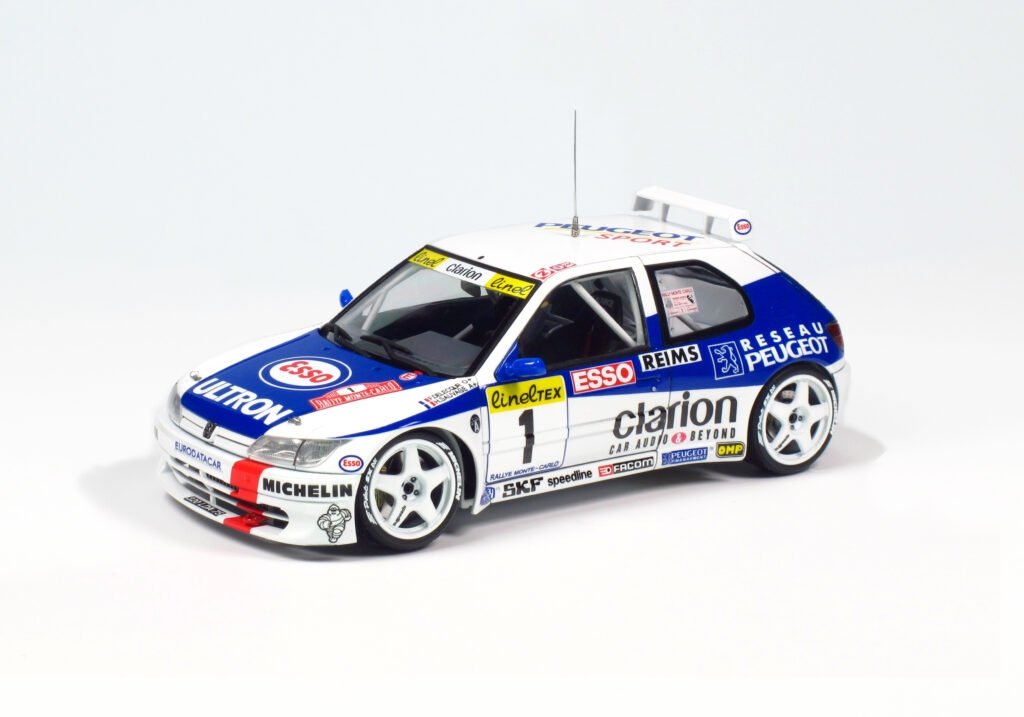 NuNu PN24009 Peugeot 306 MAXi ’96 MONTE CARLO RALLY 1/24 – Bild 2