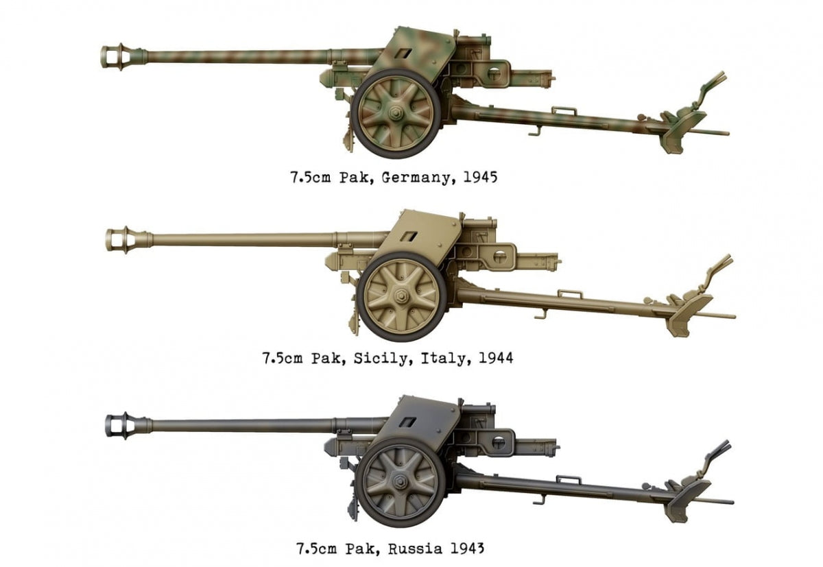 Das Werk DW16020 German 7,5cm PaK40 (mid/late) 1/16 – imagen 3
