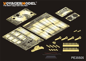 Maquette Voyager PE35505 Char allemand E-50 de la Seconde Guerre mondiale pour TRUMPETER 01536 1/35