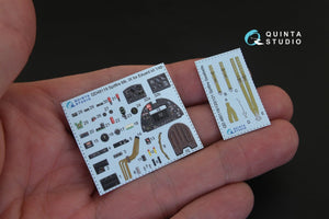 Quinta Studio QD48119 Spitfire Mk.IX 3D-Printed &amp;amp; coloured Interior on decal paper (for Eduard kit) 1/48 – immagine 2