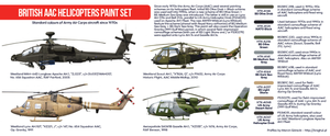 Hataka HTK-AS87 British AAC Helicopters paint set 8x17ml – zdjęcie 3