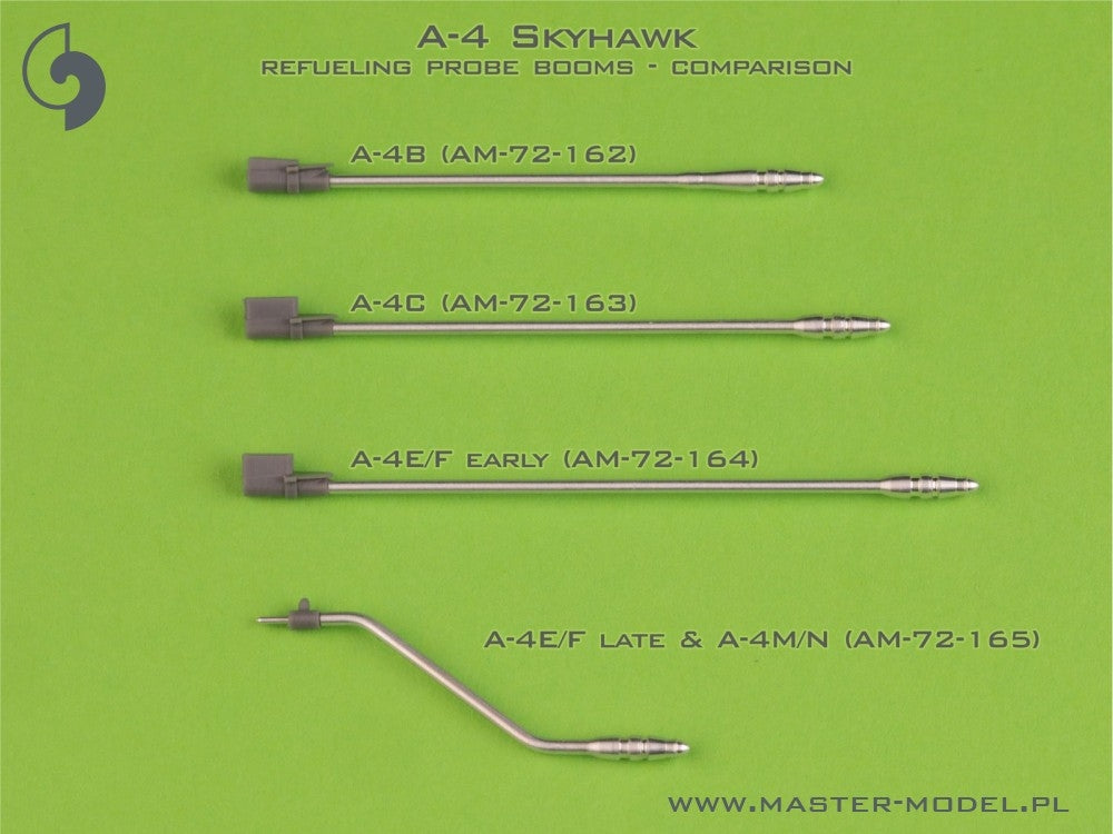 Master AM-72-165 A-4 Skyhawk - CURVED Refueling Probe Boom (used on A-4M/N, OA-4M &amp;amp; late A-4E/F &amp;amp; TA-4F/J versions) 1/72 – image 2