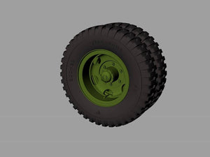Panzer Art RE35-530 M35&amp;amp;M109 trucks road wheels (Firestone) 1/35 – Bild 3