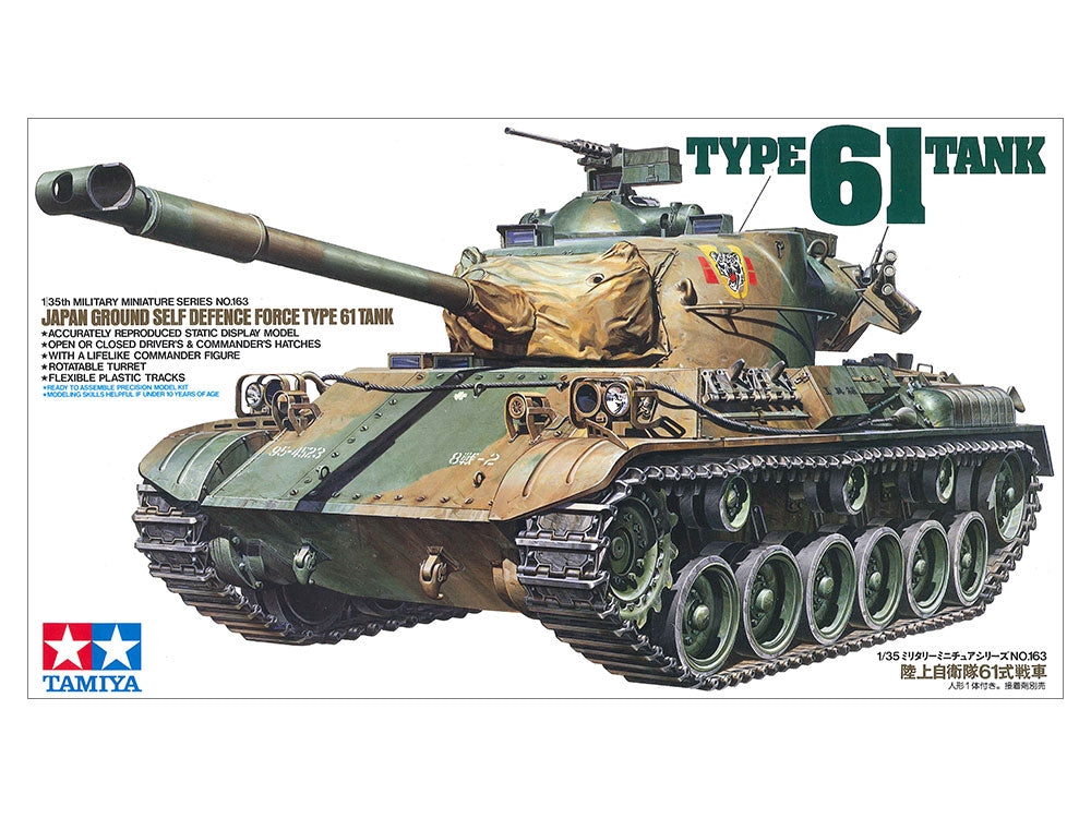 Tamiya 35163 JGSDF Type 61 Tank 1/35 – zdjęcie 2