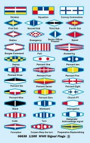 Trumpeter 06630 WWII Signal Flags 1/200 – Bild 3
