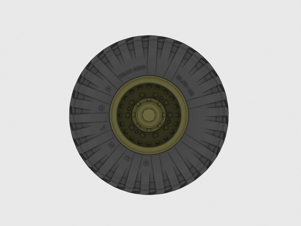 Panzer Art RE35-305 Matador/Dorchester/AEC Road wheels (Dunlop) 1/35 – immagine 3