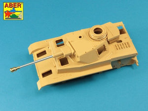 Aber 35L-046n German 75 mm Barrel for Kwk 40 L/48 with early model muzzle brake for Pz.Kpfw. IV Ausf.G late - Ausf.H 1/35 – immagine 7