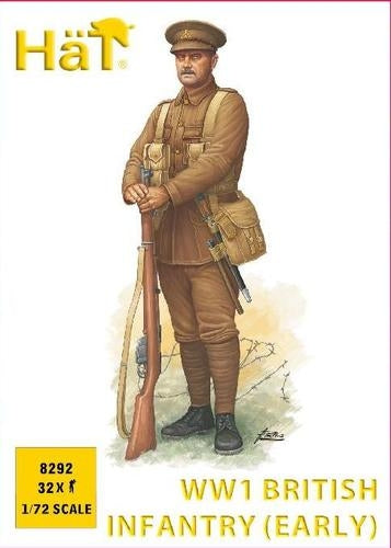 Hat 8292 WWI British Infantry ( early ) 1/72