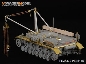 Maquette Voyager PE35330 Bergepanzer IV Ausf J allemand de la Seconde Guerre mondiale pour DRAGON 6438 au 1/35  – image 3