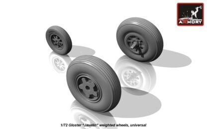Armory Models AW72407 Gloster Javelin wheels 1/72 – zdjęcie 2