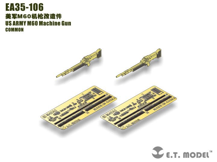 E.T. Model EA35-106 US ARMY M60 Machine Gun 1/35 – Bild 3