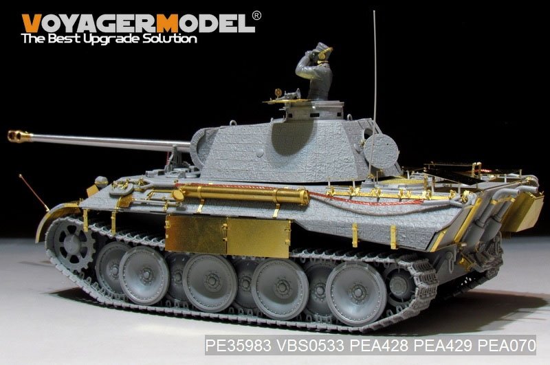 Voyager Model PE35983 WWII German Panther D Tank Late version Basic For TAKOM 2104 1/35 – image 6