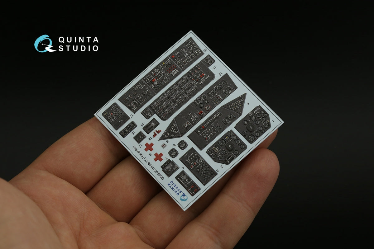 Quinta Studio QDS-35110 Mi-17 3D-Printed coloured Interior on decal paper (Trumpeter) (Small version) 1/35 – immagine 5