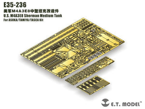 ET Model E35-236 US M4A3E8 Sherman Medium Tank (For ASUKA/TAMIYA/TASCA) (1/35)