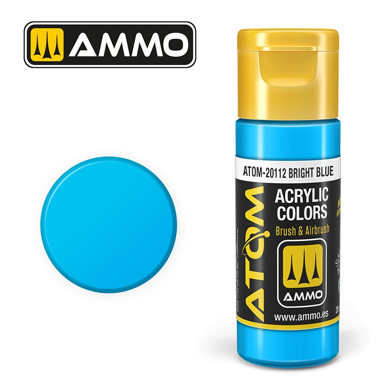 Ampoil Mig Jimenez 20112 ATOM COLOR Bleu vif 20 ml