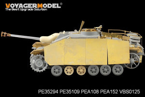 Voyager Model PEA152 WWII German StuG.III Ausf.G Late Production Side Skirts Pattern 1 (For DRAGON Kit) 1/35 – immagine 2