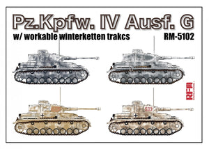 Rye Field Model 5102 Pz.Kpfw.IV Ausf.G w/Winterketten 1/35 – zdjęcie 3