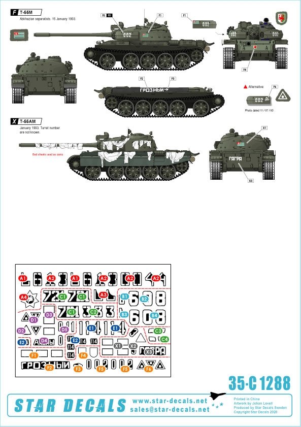 Star Decals 35-C1288 Guerre du Caucase 2 1/35 – image 2