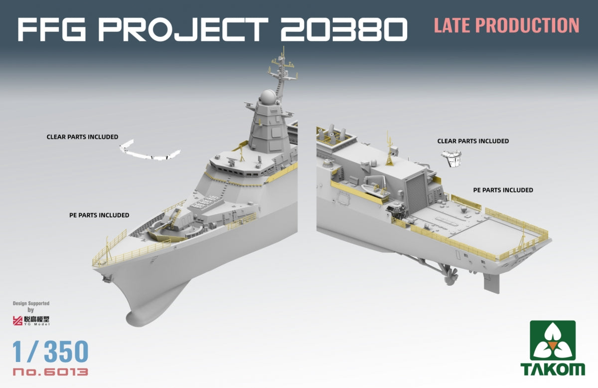 Takom 6013 FFG Project 20380 Late Production 1/350 – zdjęcie 4