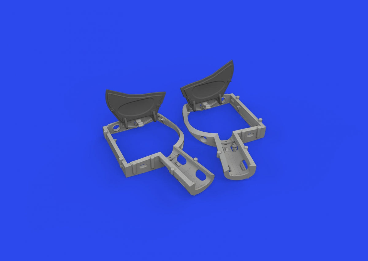 Eduard 648954 Bf 109K-4 wheel bays PRINT EDUARD 1/48