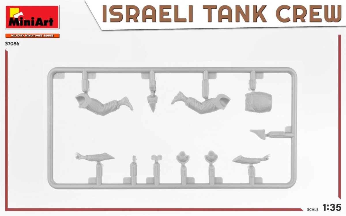 MiniArt 37086 ISRAELI TANK CREW. YOM KIPPUR WAR 1/35 – Bild 5
