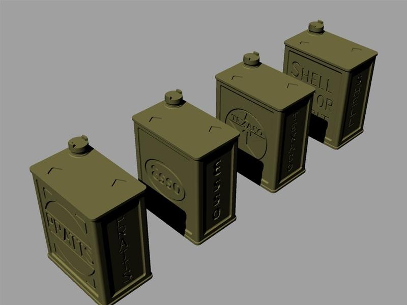 Panzer Art RE35-147 2 Gal British “POW” canisters (commercial set) 1/35