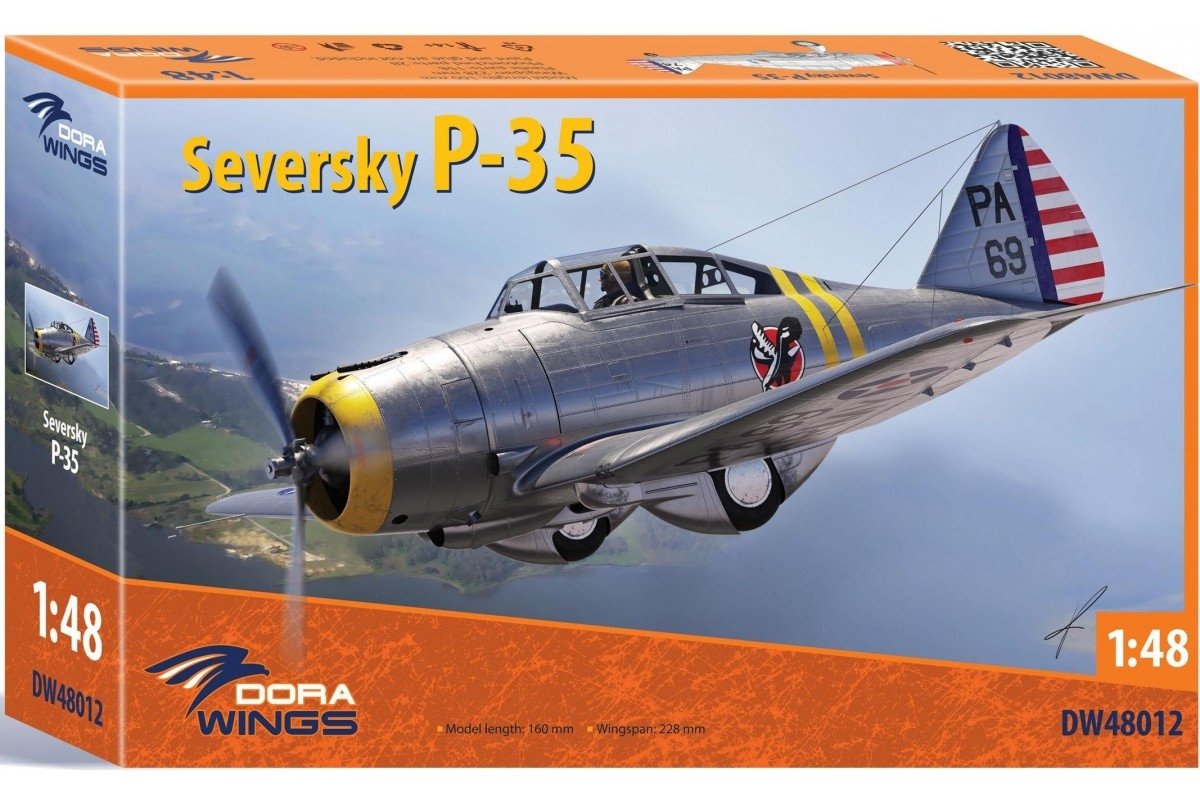 Dora Wings 48012 Seversky P-35 1/48