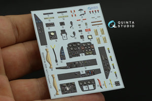 Quinta Studio QD32070 Me 262B1a/U-1 3D-Printed &amp;amp; coloured Interior on decal paper (Trumpeter) 1/32 – imagen 10