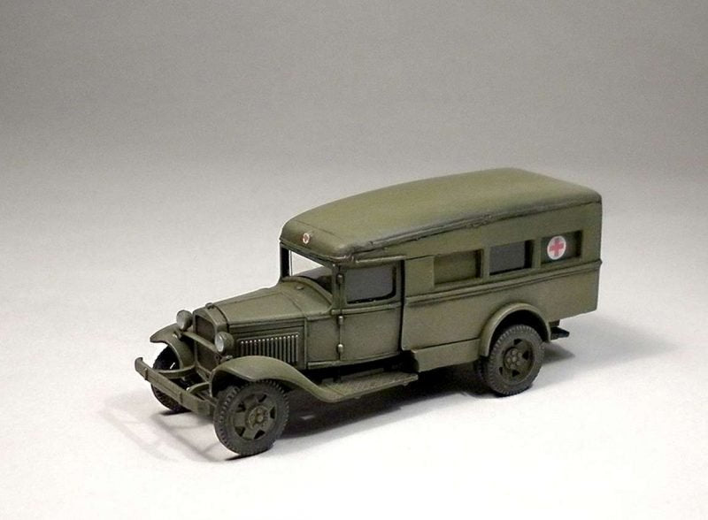 PST 72081 GAZ-55 Ambulance (m.1943) 1/72 – immagine 3