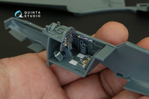 Quinta Studio QD48086 Bf 109E-1/E-3 3D-Printed &amp;amp; colored Interior on decal paper (for Eduard kit) 1/48 – image 9