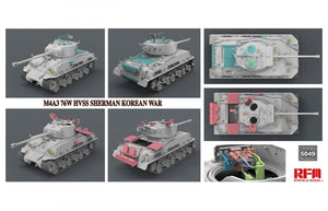 Maquette Rye Field M4A3 76W HVSS Sherman Guerre de Corée 1/35 – image 2
