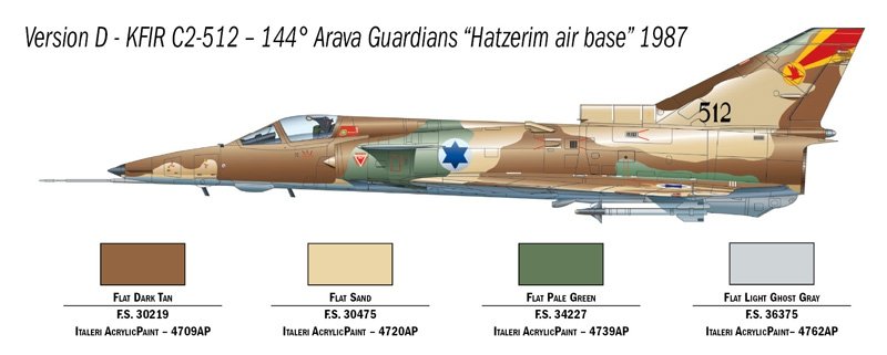 Italeri 1408 Kfir C.2 1/72 – image 5