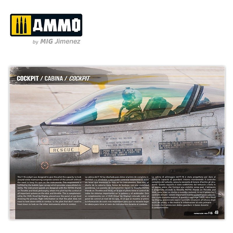 AMMO of Mig Jimenez 6029 F-16 Fighting Falcon / VIPER. Visual Modelers Guide Multilingüal (Eng, Spa, Ita) – Bild 7