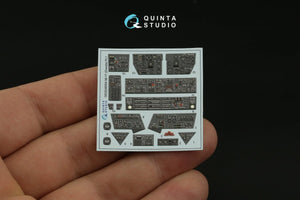 Intérieur imprimé en 3D et coloré sur papier décalcomanie (Zvezda) pour le Mi-17 (Mi-8MT version export) de Quinta Studio QDS-48354 (petite version) à l&amp;#39;échelle 1/48 – image 5